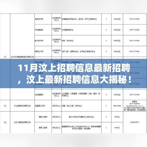 汶上开发区最新招工,汶上开发区最新招工信息概览